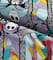 Disney® Nightmare Before Christmas Jack & Sally Stained Glass Fleece Fabric